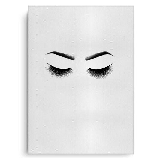 Minimalist Eyelashes - Canvas