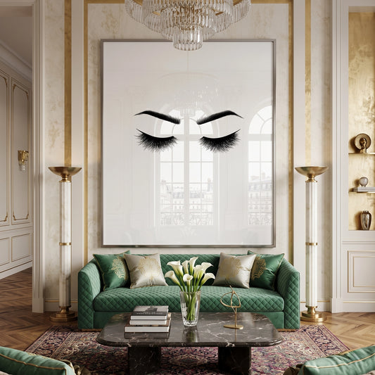 Minimalist Eyelashes - Fine Art