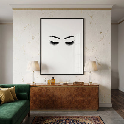 Minimalist Eyelashes - Fine Art