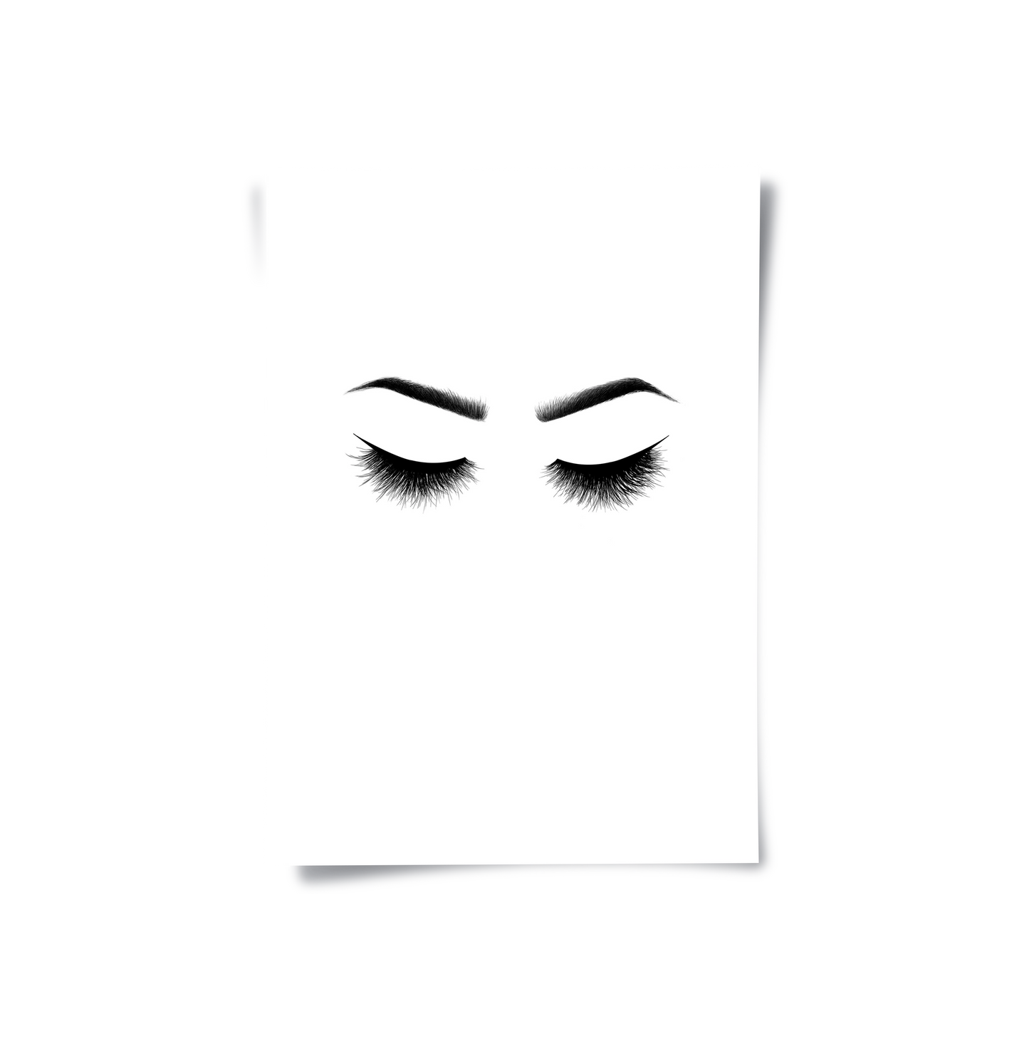 2Minimalist Eyelashes - Poster
