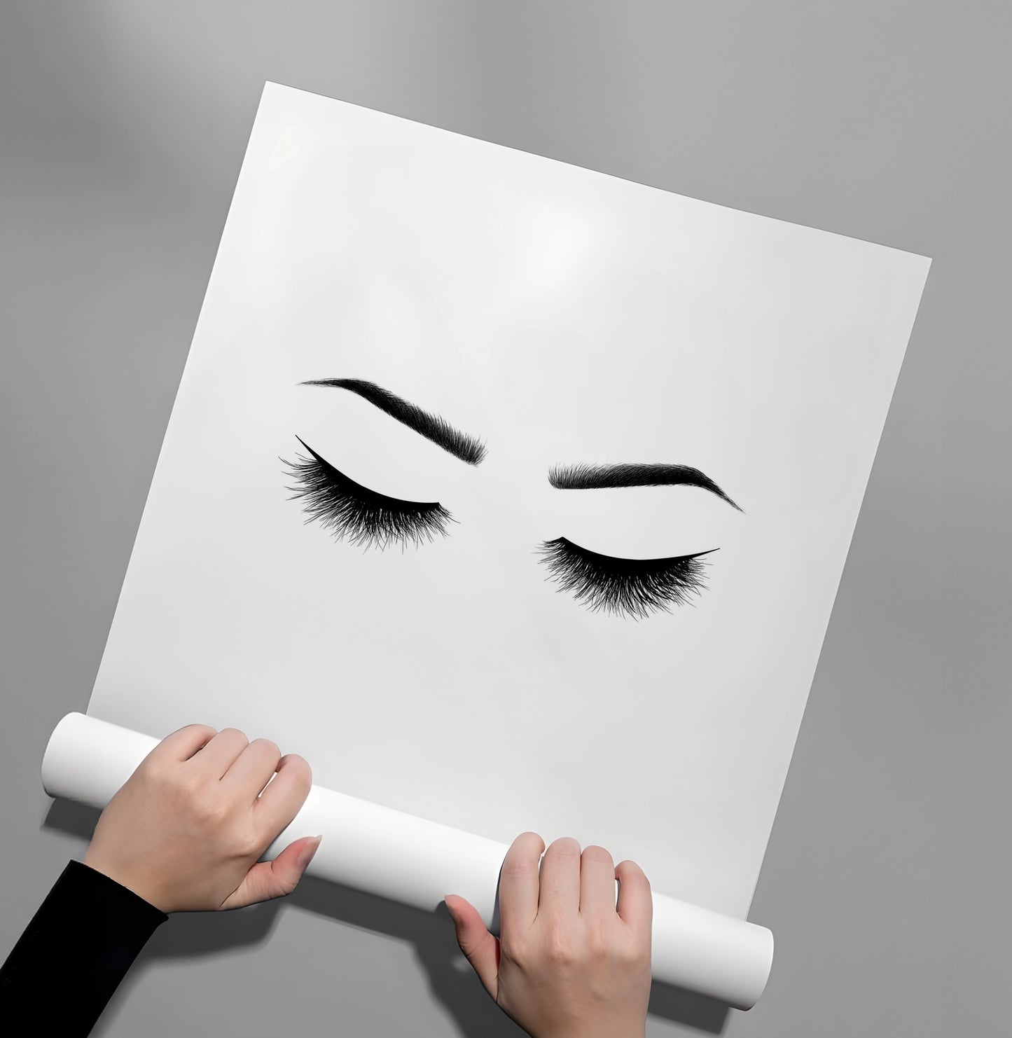 2Minimalist Eyelashes - Poster