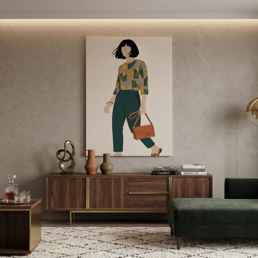 Minimalist Fashion Woman - Canvas