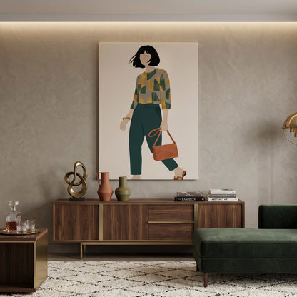 Minimalist Fashion Woman - Canvas