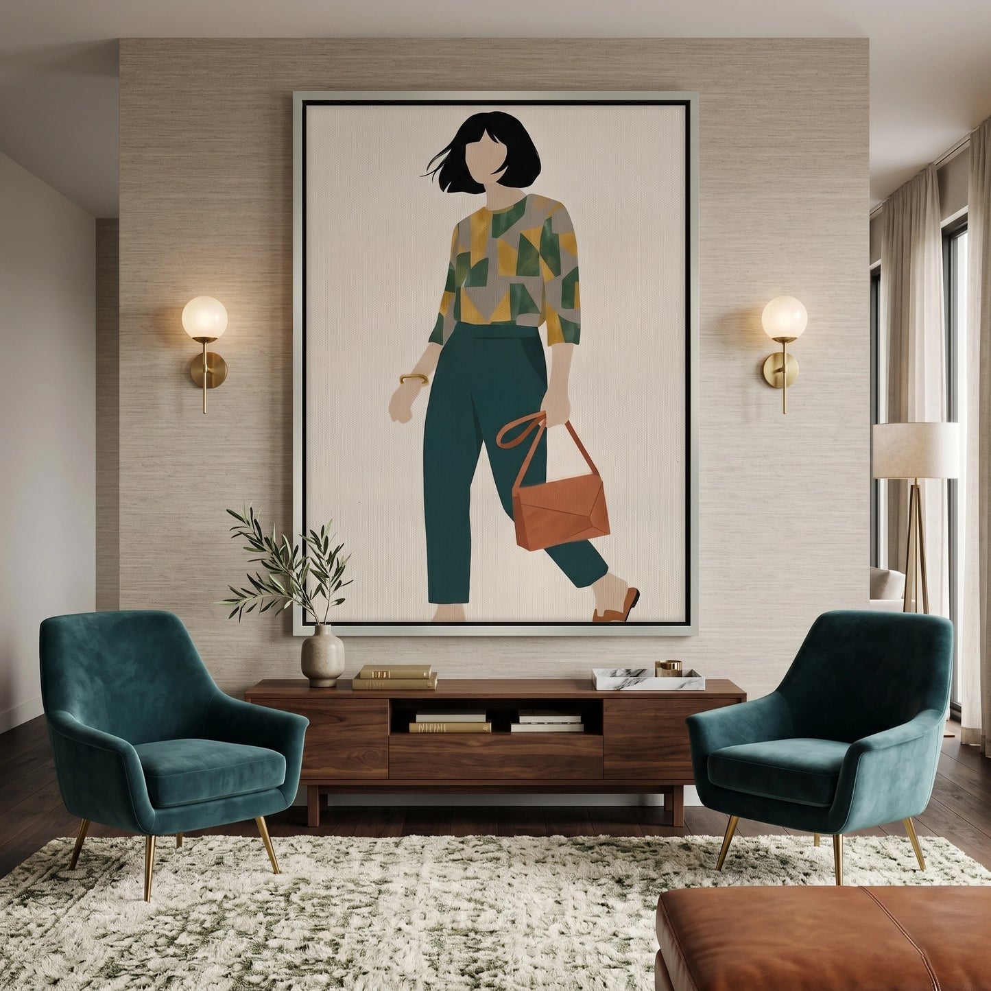 2Minimalist Fashion Woman - Canvas