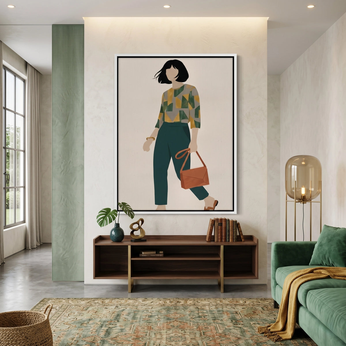 Minimalist Fashion Woman - Canvas