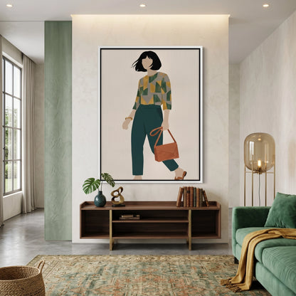 Minimalist Fashion Woman - Canvas