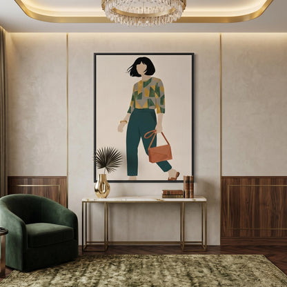 Minimalist Fashion Woman - Canvas