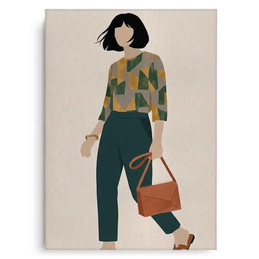 Minimalist Fashion Woman - Canvas