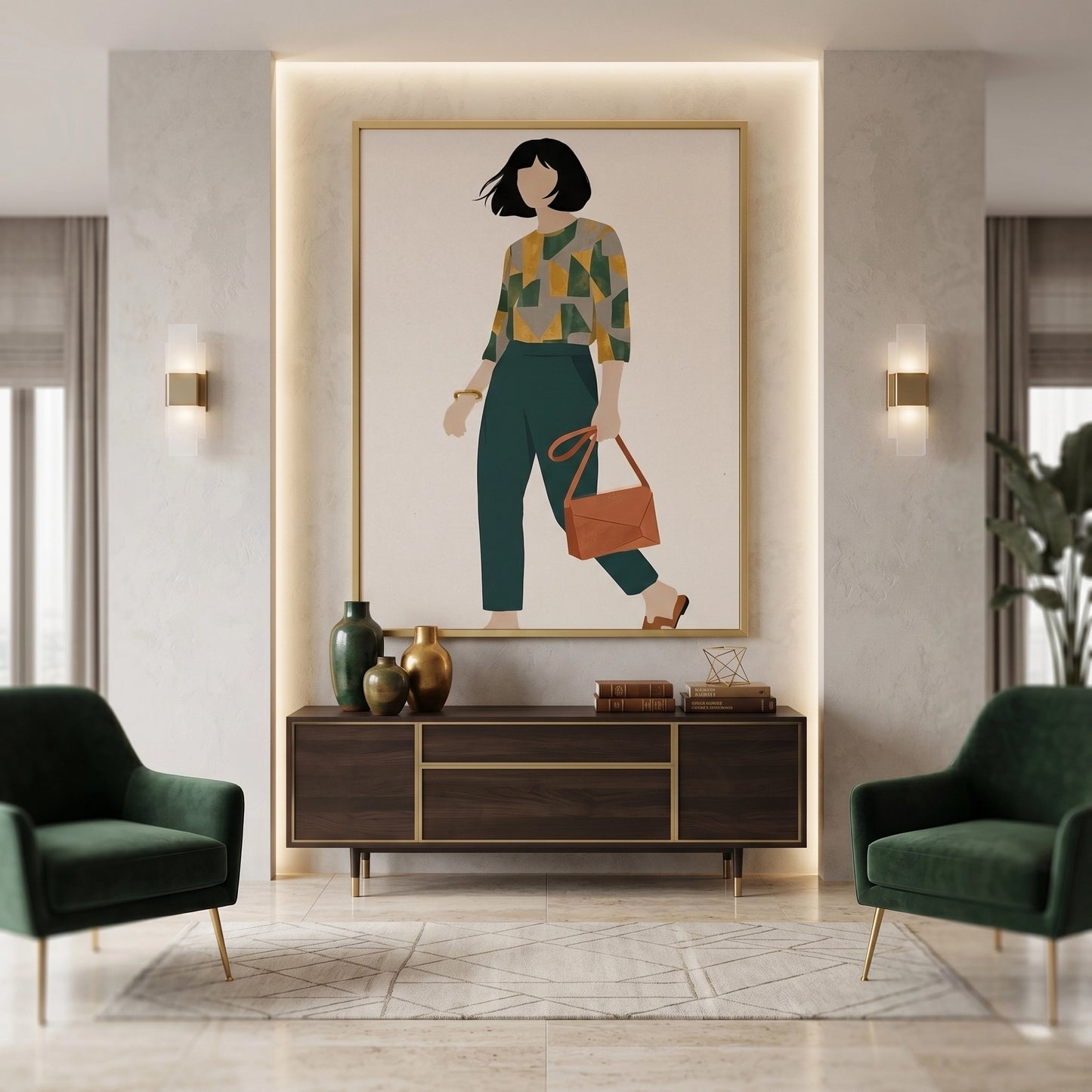 2Minimalist Fashion Woman - Fine Art