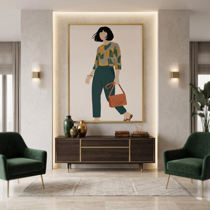 Minimalist Fashion Woman - Fine Art