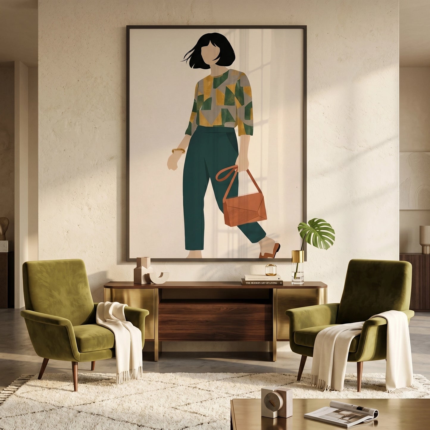 2Minimalist Fashion Woman - Fine Art