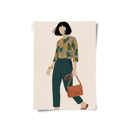Minimalist Fashion Woman - Poster