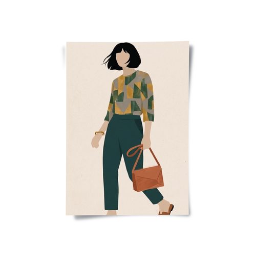 Minimalist Fashion Woman - Poster