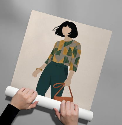 Minimalist Fashion Woman - Poster