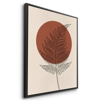 Minimalist Fern Leaf - Canvas