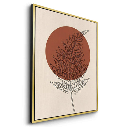 Minimalist Fern Leaf - Canvas