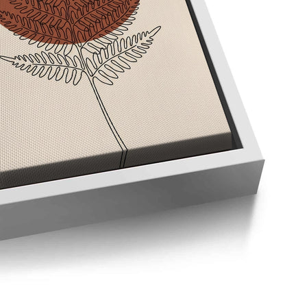 Minimalist Fern Leaf - Canvas