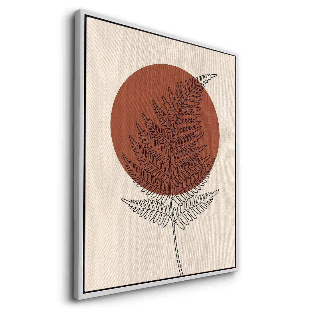 2Minimalist Fern Leaf - Canvas