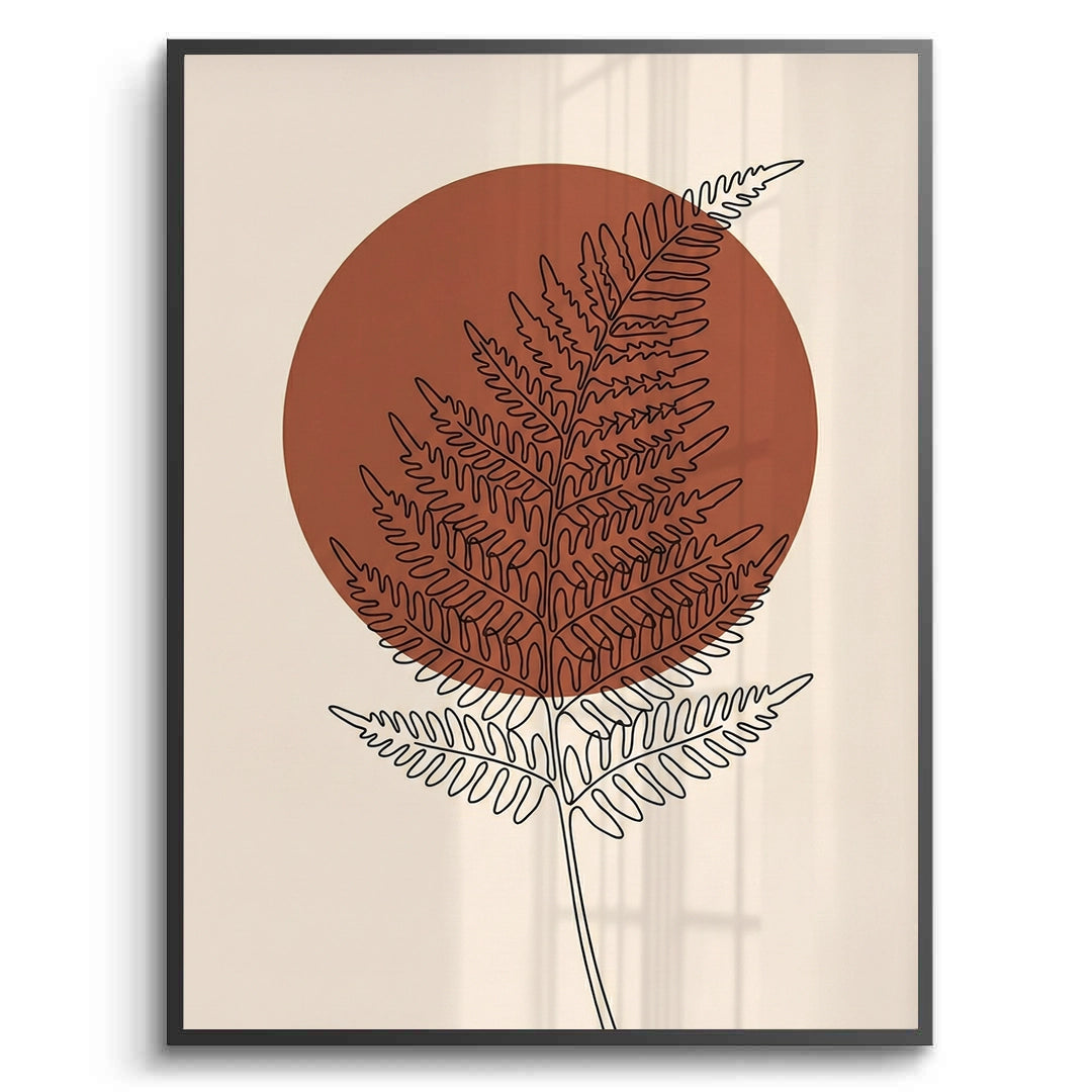 2Minimalist Fern Leaf - Fine Art