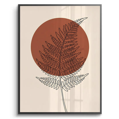 Minimalist Fern Leaf - Fine Art