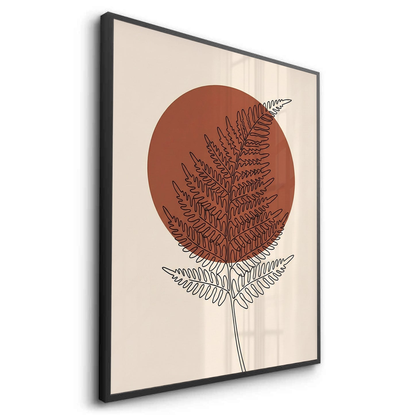 2Minimalist Fern Leaf - Fine Art