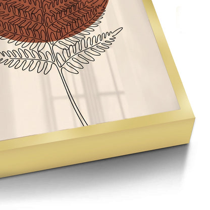 Minimalist Fern Leaf - Fine Art
