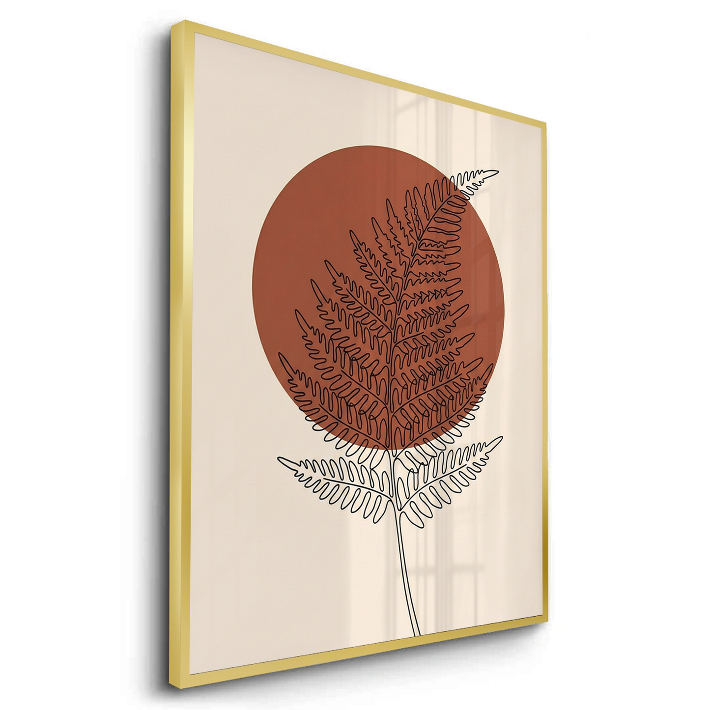2Minimalist Fern Leaf - Fine Art