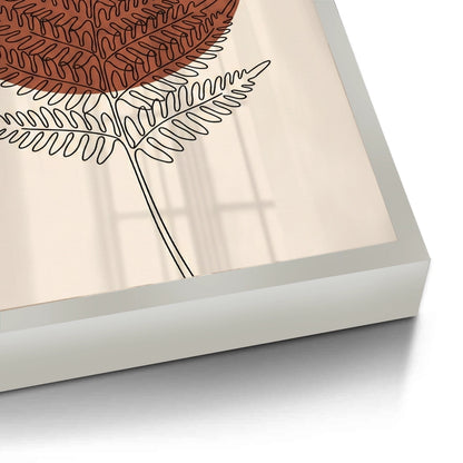 Minimalist Fern Leaf - Fine Art