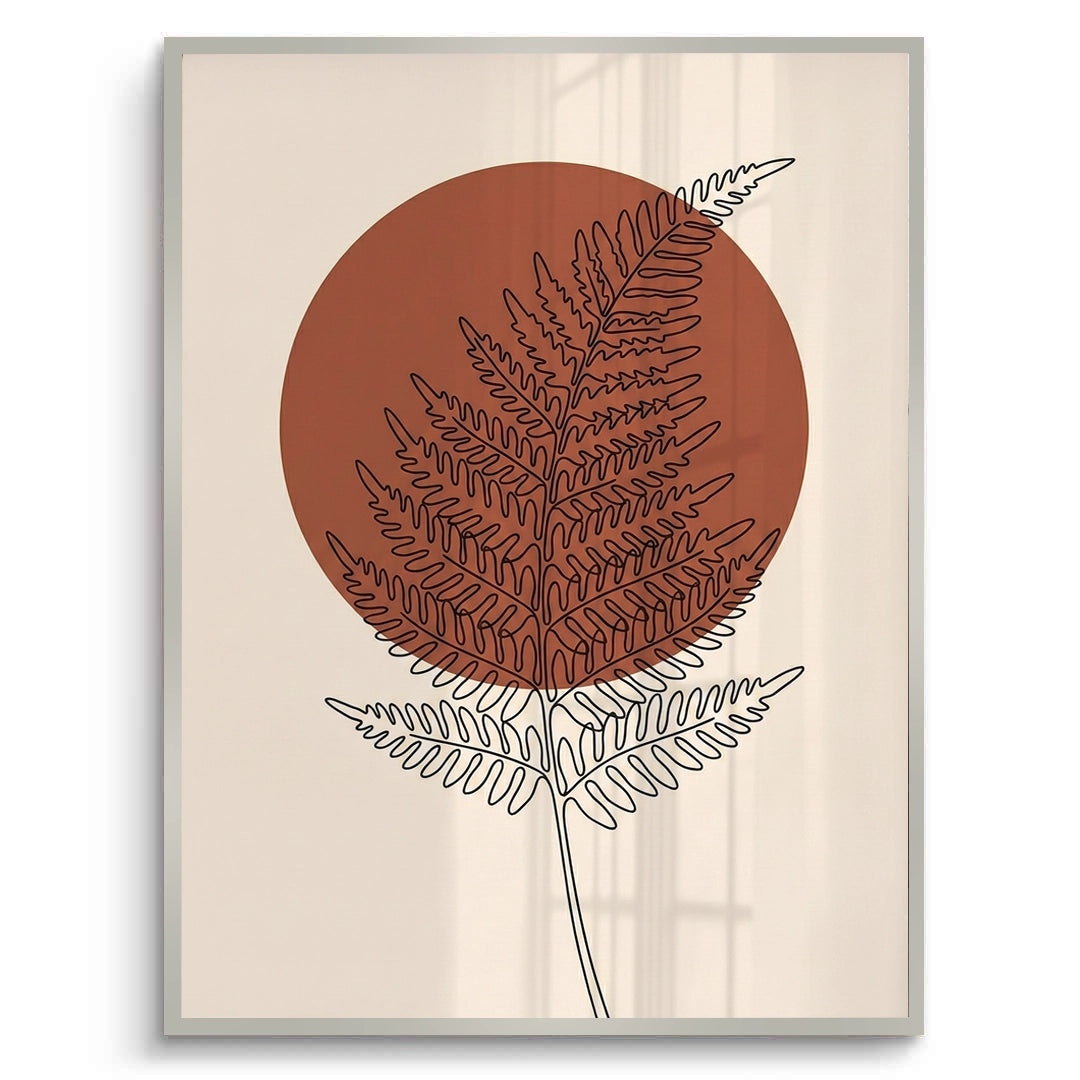 2Minimalist Fern Leaf - Fine Art