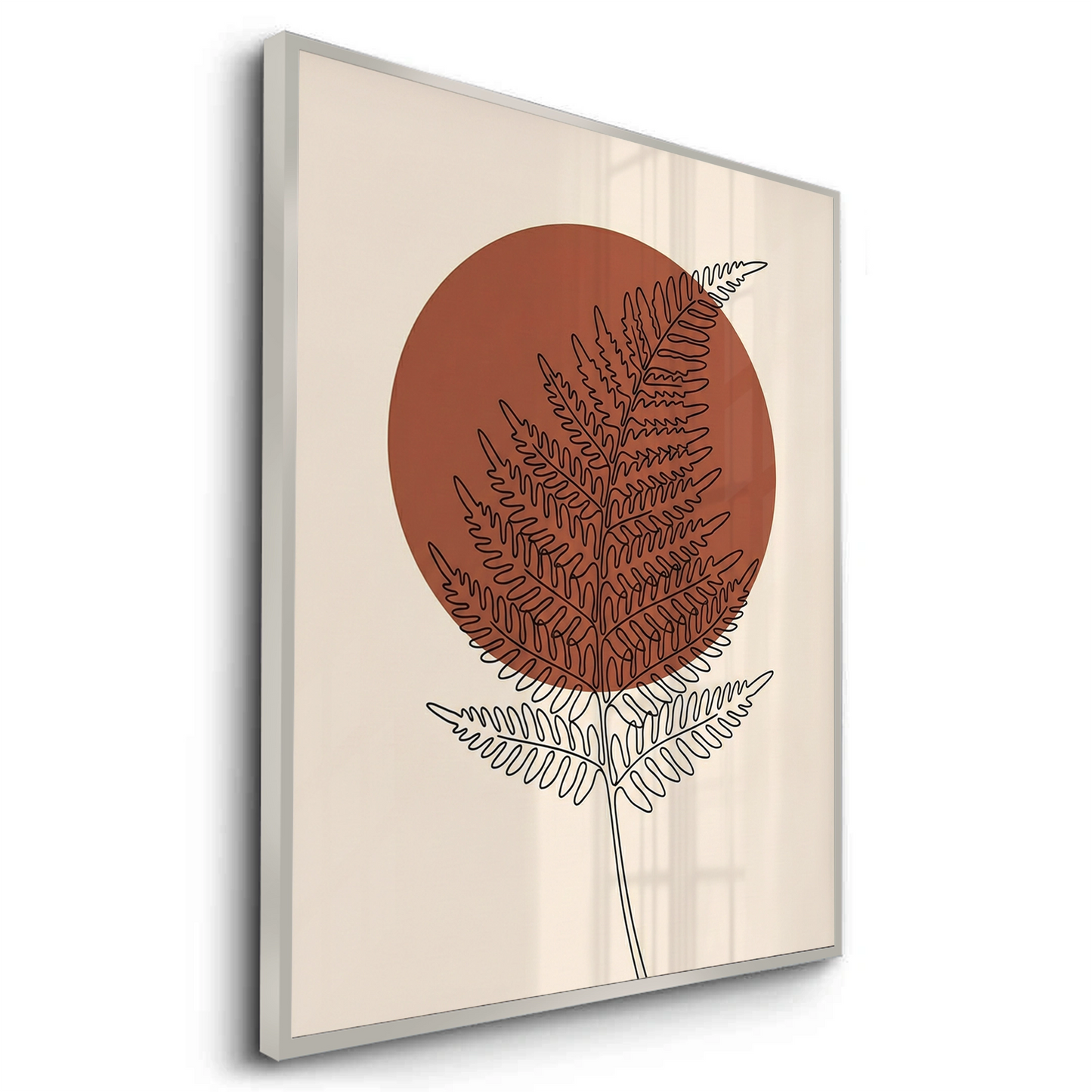 2Minimalist Fern Leaf - Fine Art