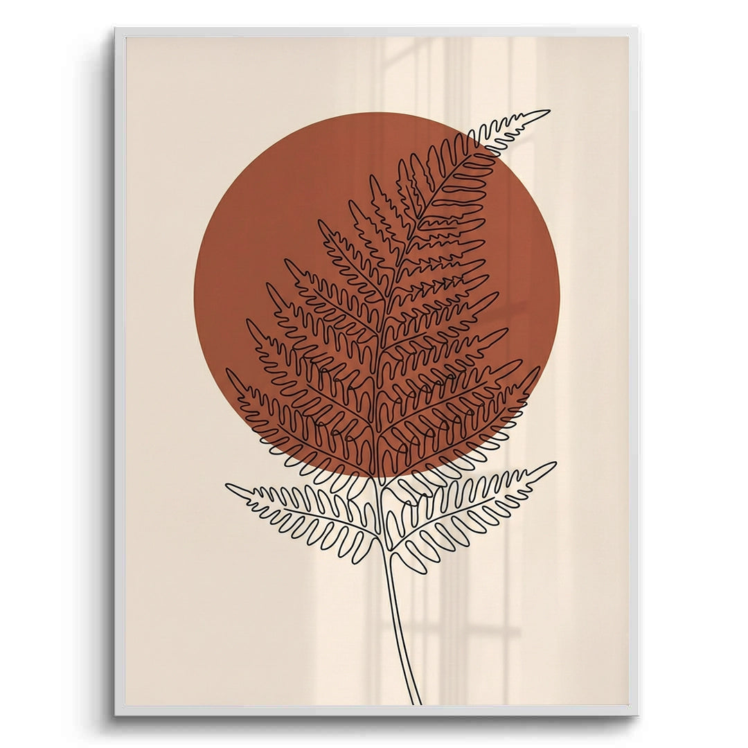 2Minimalist Fern Leaf - Fine Art