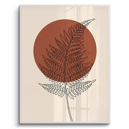 Minimalist Fern Leaf - Fine Art