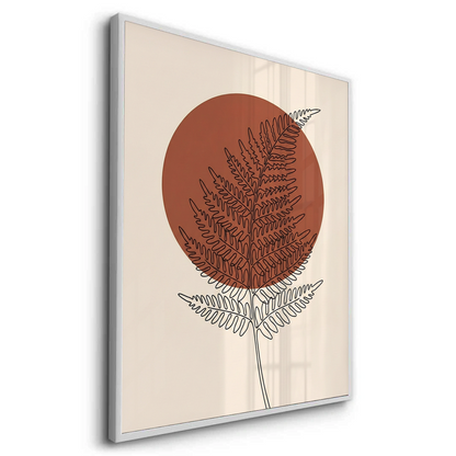 Minimalist Fern Leaf - Fine Art