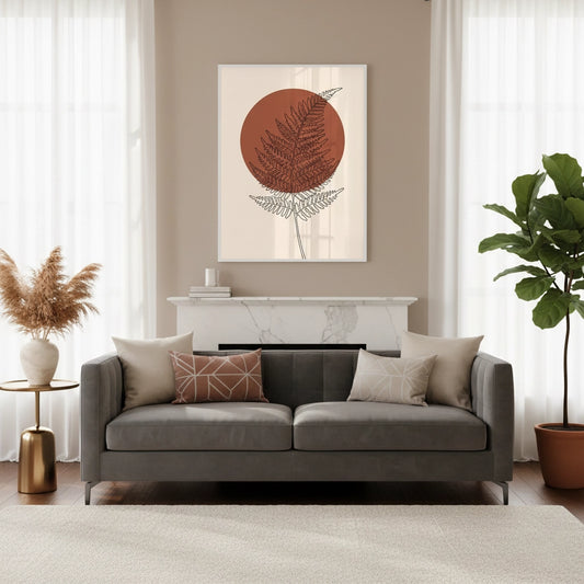 Minimalist Fern Leaf - Fine Art