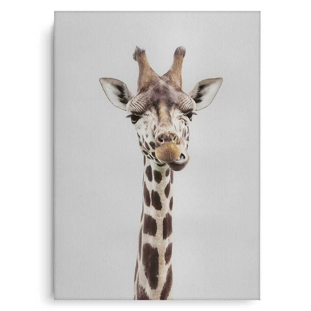 2Minimalist Giraffe - Canvas