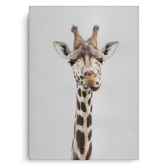 Minimalist Giraffe - Canvas