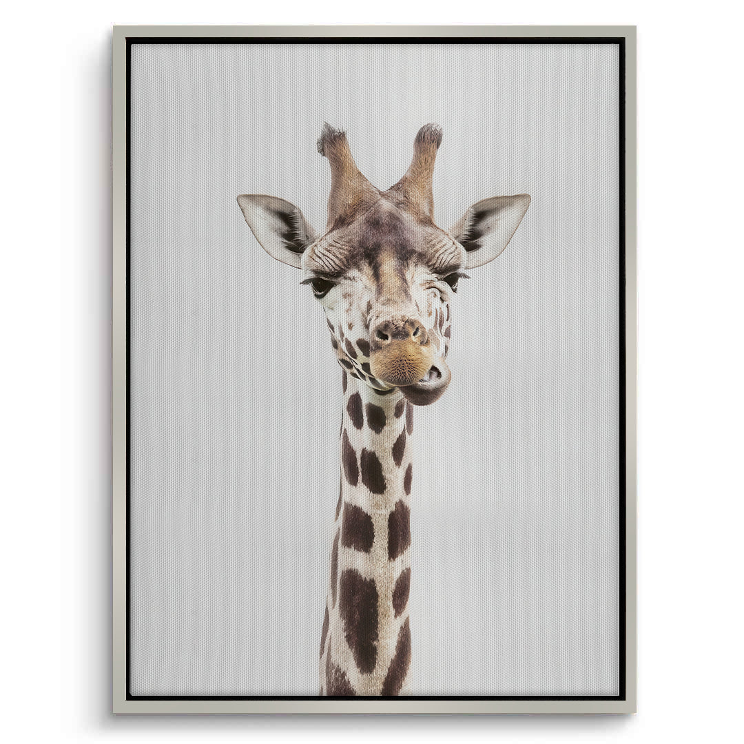 2Minimalist Giraffe - Canvas