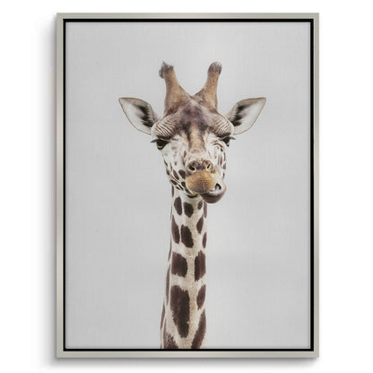 Minimalist Giraffe - Canvas