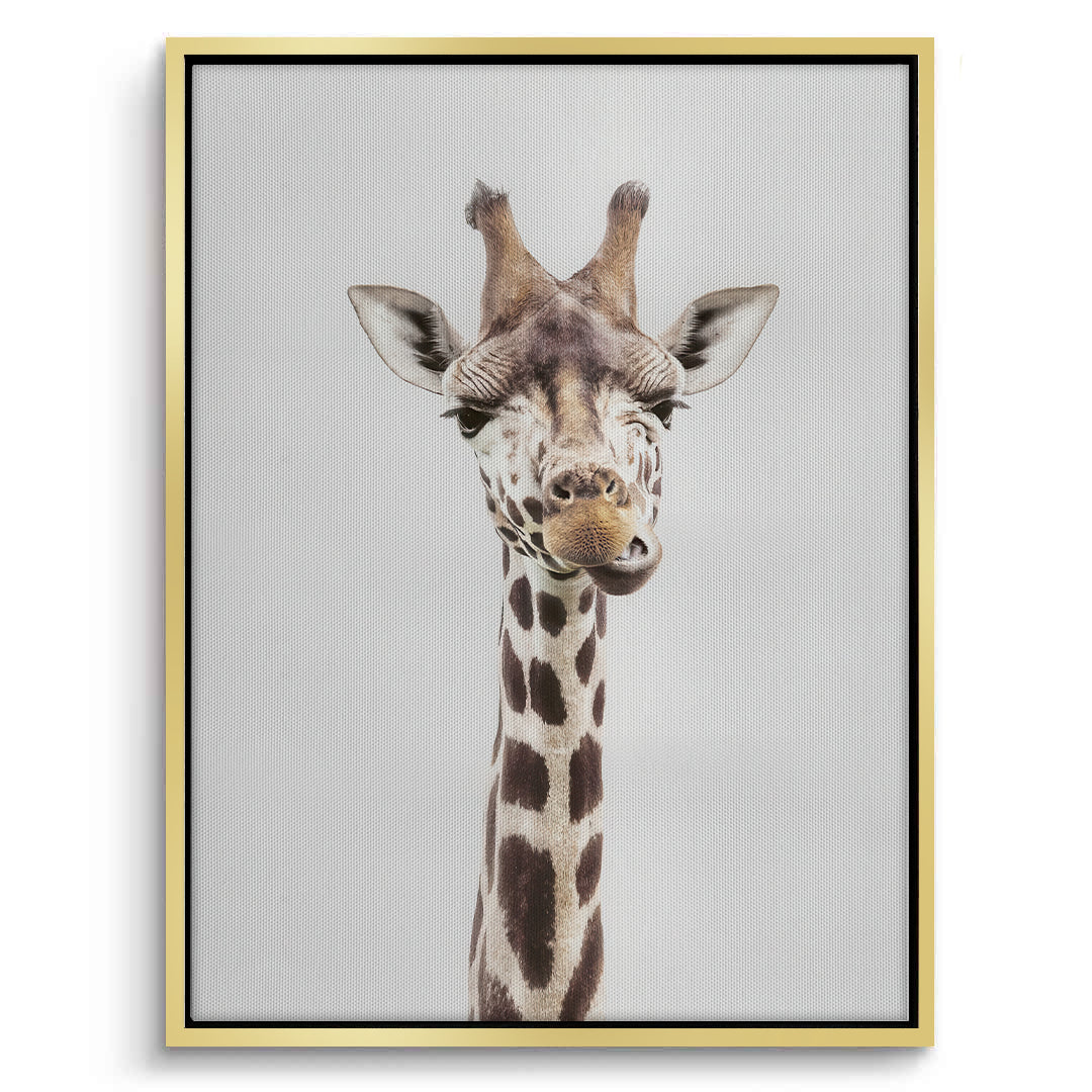 2Minimalist Giraffe - Canvas