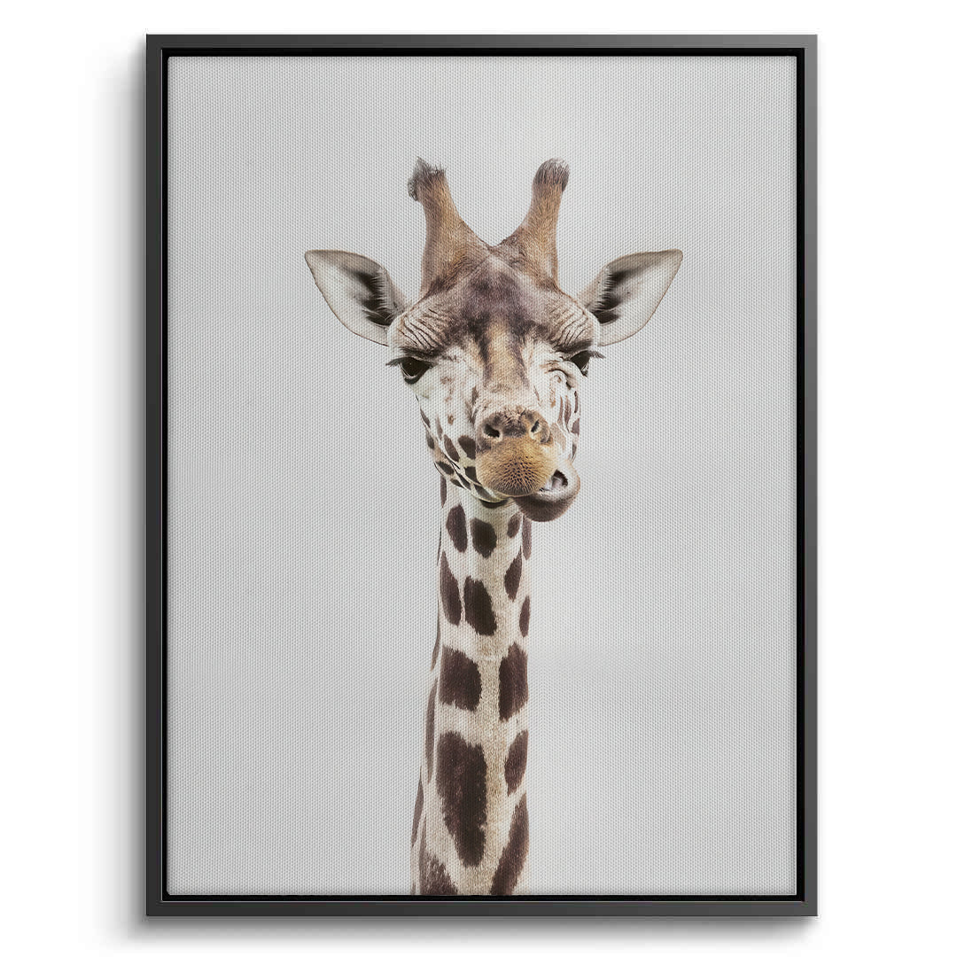 2Minimalist Giraffe - Canvas