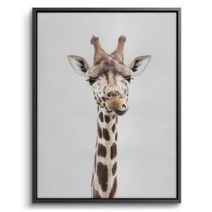 Minimalist Giraffe - Canvas