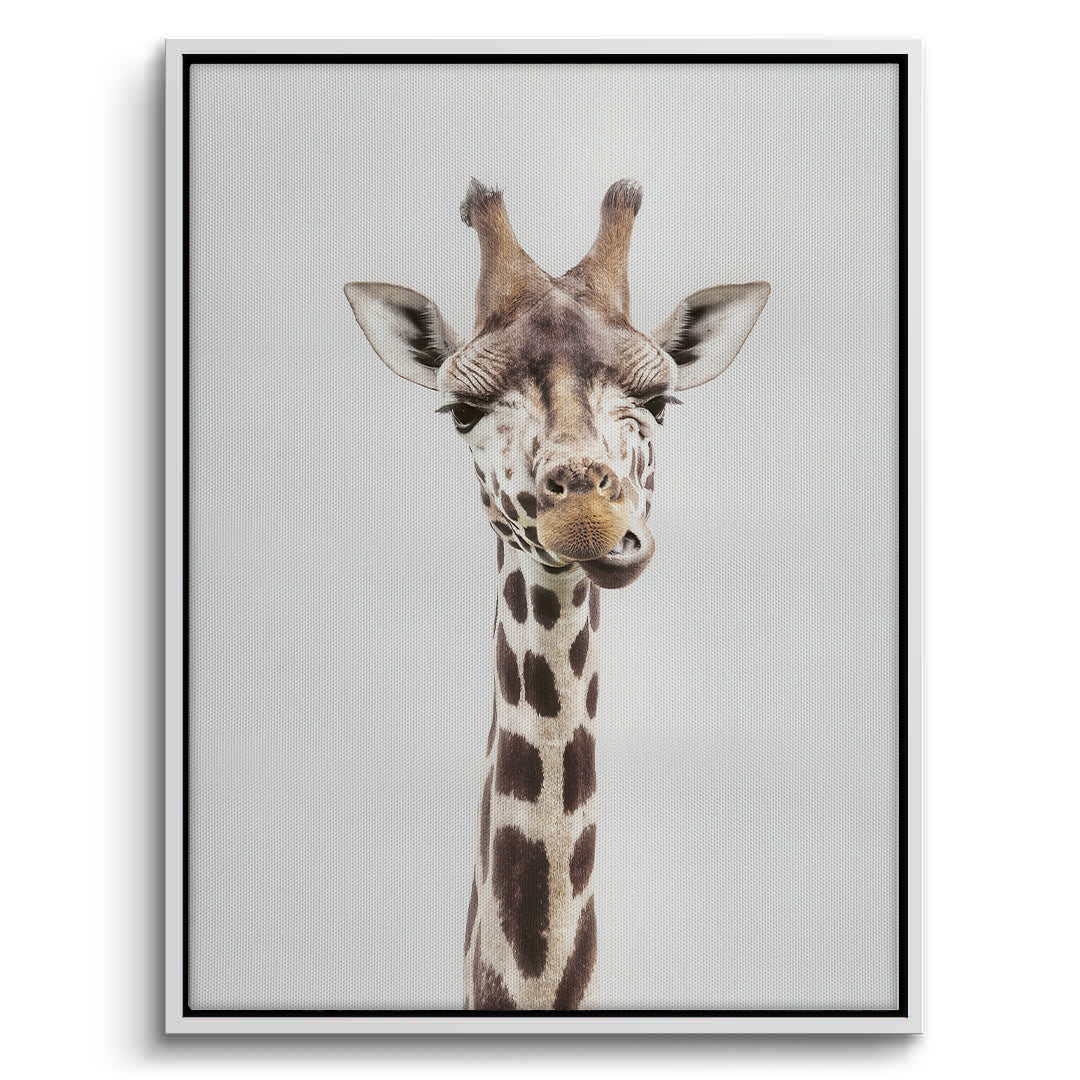 2Minimalist Giraffe - Canvas