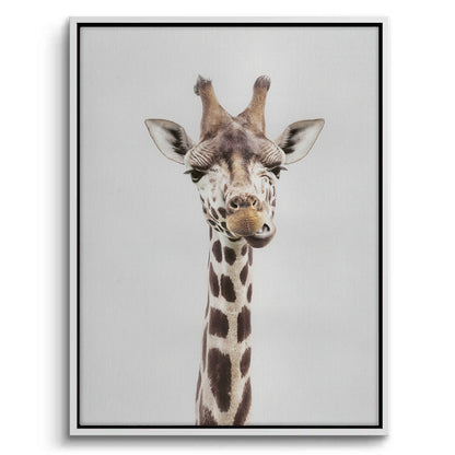 Minimalist Giraffe - Canvas