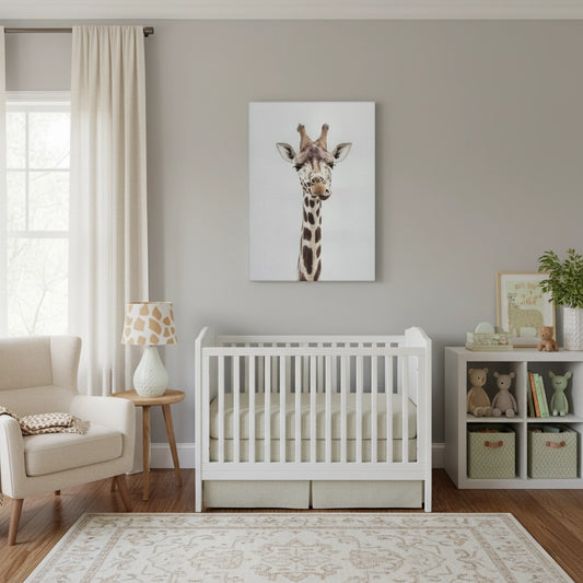 Minimalist Giraffe - Canvas