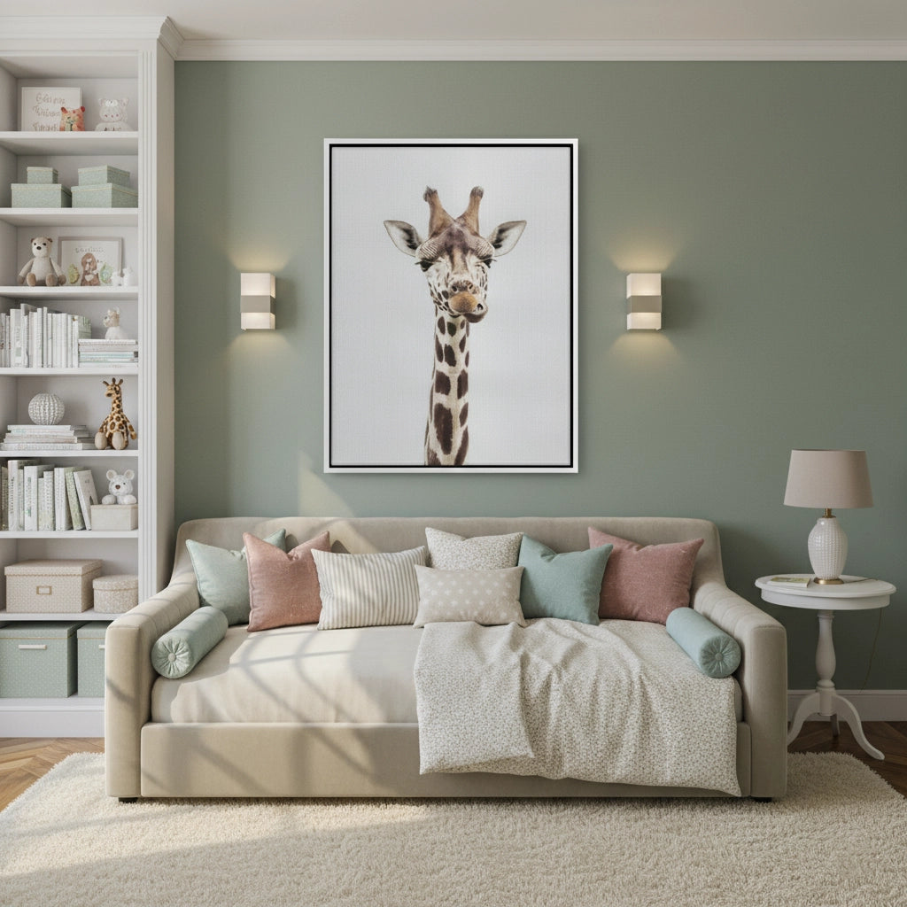 2Minimalist Giraffe - Canvas