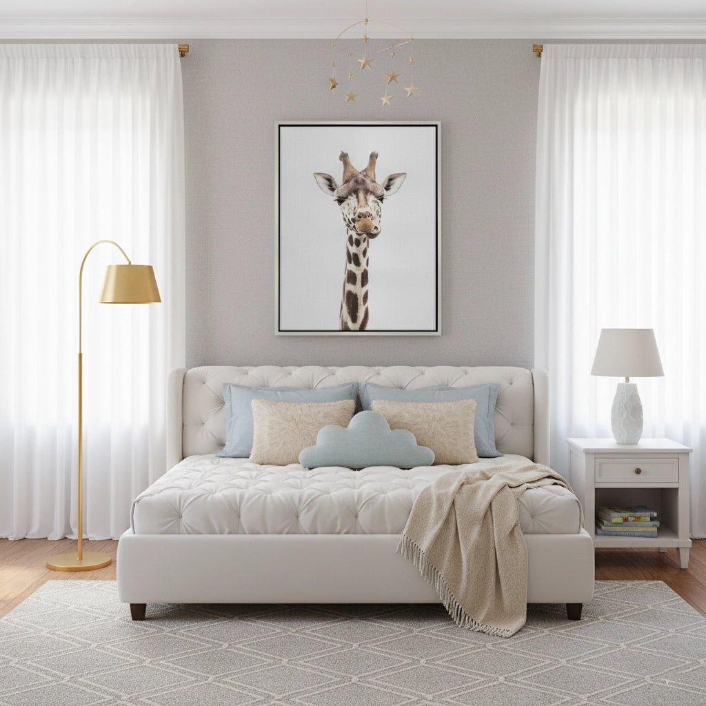 2Minimalist Giraffe - Canvas