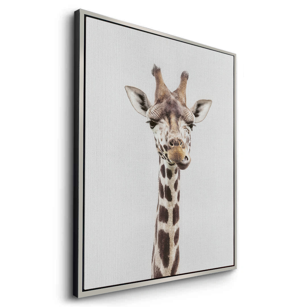 2Minimalist Giraffe - Canvas