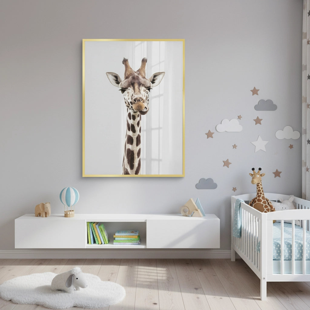 2Minimalist Giraffe - Fine Art
