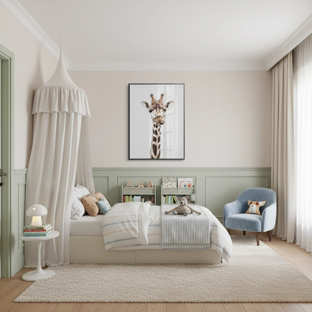 2Minimalist Giraffe - Fine Art