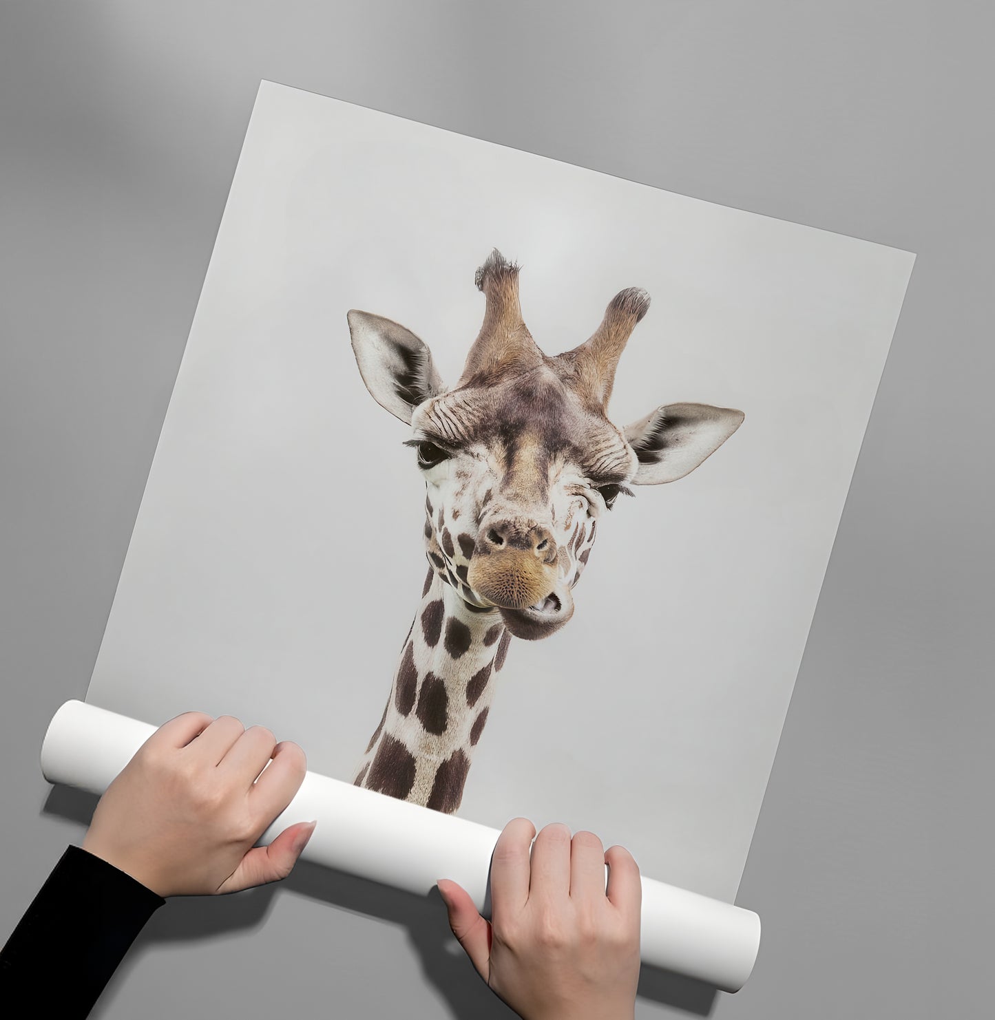 2Minimalist Giraffe - Poster